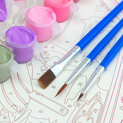 paint by number kit tools