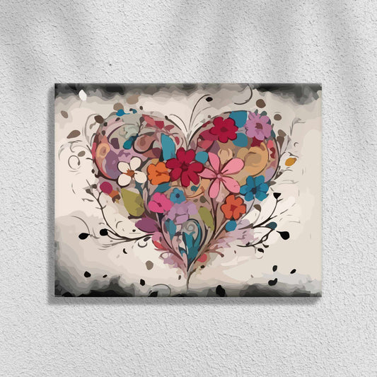 Abstract Heart | Paint by Numbers