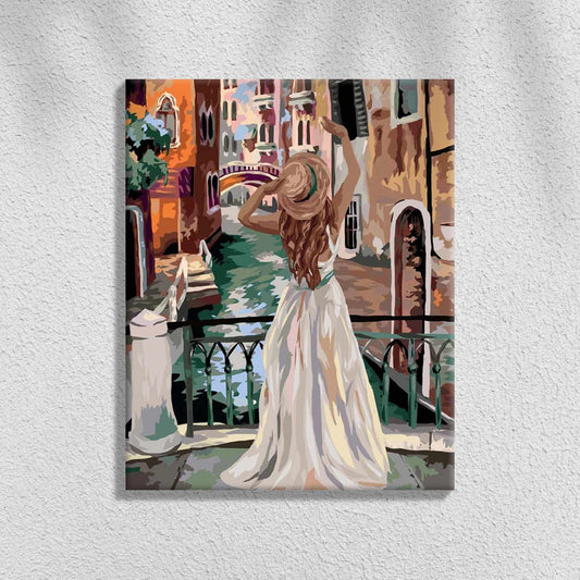 Woman in Venice | Paint by Numbers