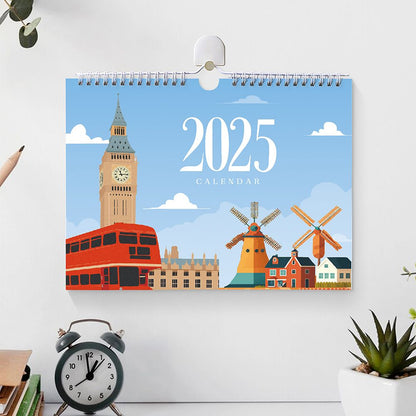 2025 Paint by Number calendar | Famous monuments edition