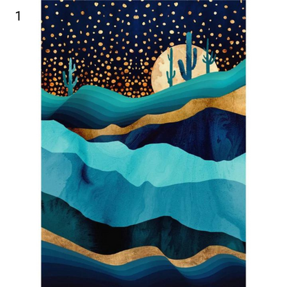 Minimalist Landscapes | 5 Variations | Paint by Numbers