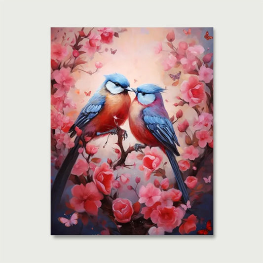 2 Love Birds | Paint by Numbers