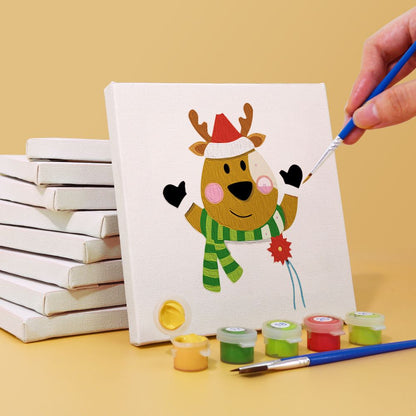 9 Mini Paintings | Kerstmis set