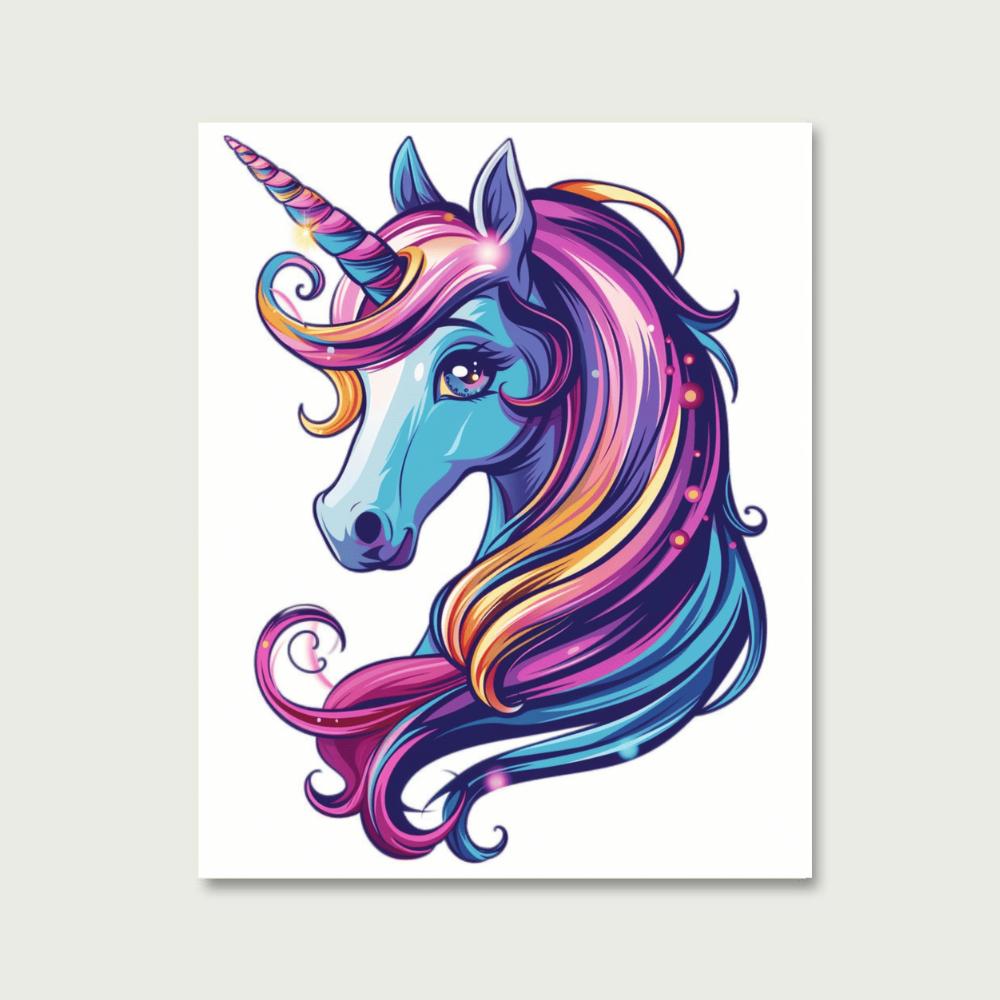 Unicorn portret | Paint by Numbers