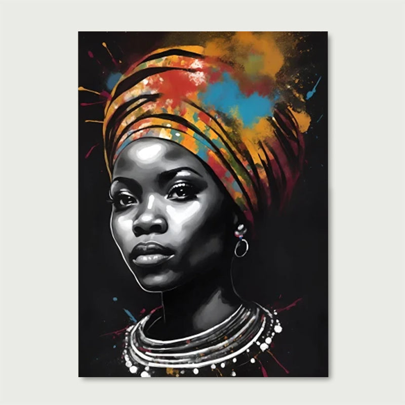 African Woman | Paint by Numbers