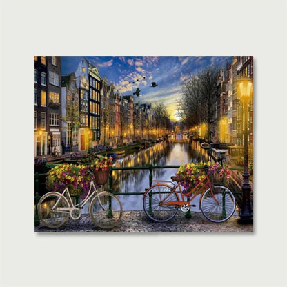 Amsterdam Canal | Paint by Numbers