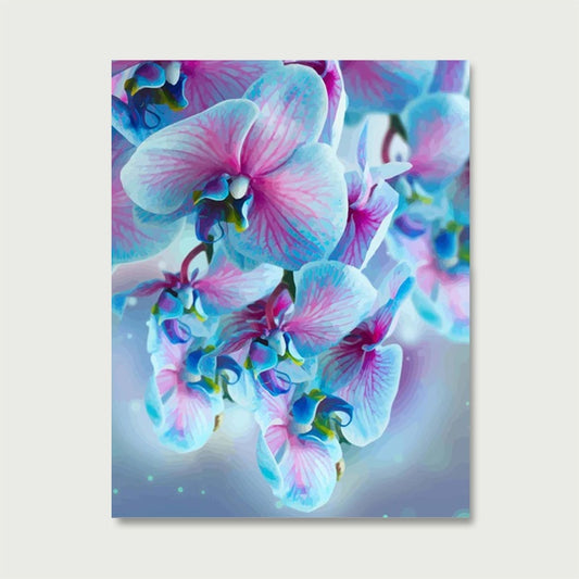 Blue Orchids | Paint by Numbers