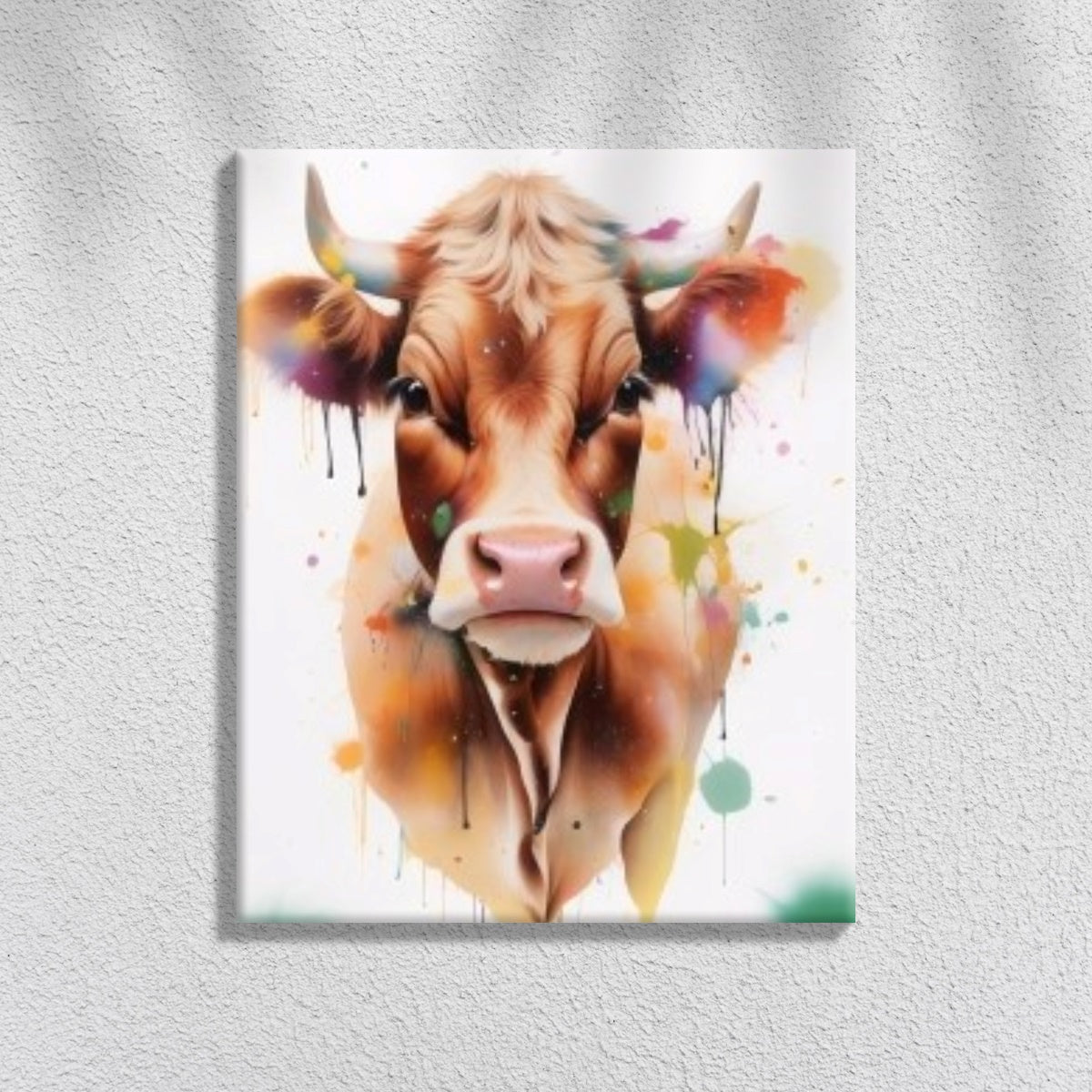 Brown Cow | Paint by Numbers