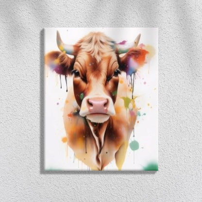 Brown Cow | Paint by Numbers