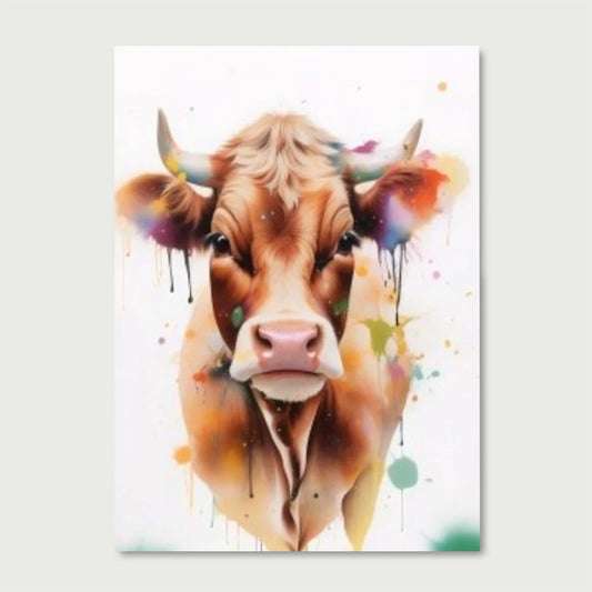 Brown Cow | Paint by Numbers