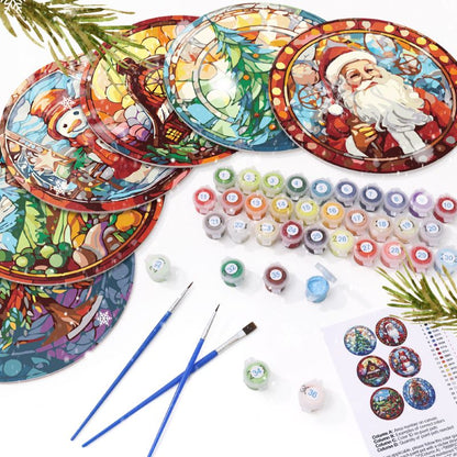 Paint by Numbers - Christmas Placemats | 6 Pieces