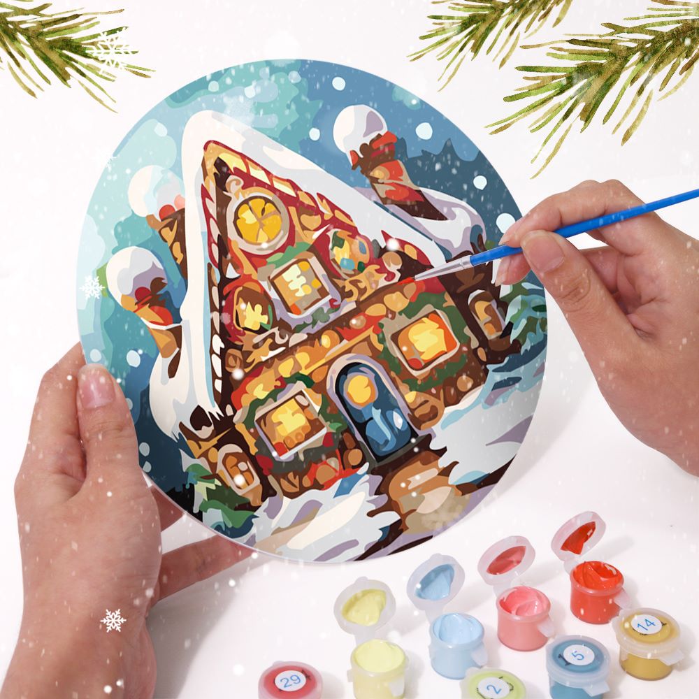 Paint by Numbers - Christmas Placemats | 6 Pieces