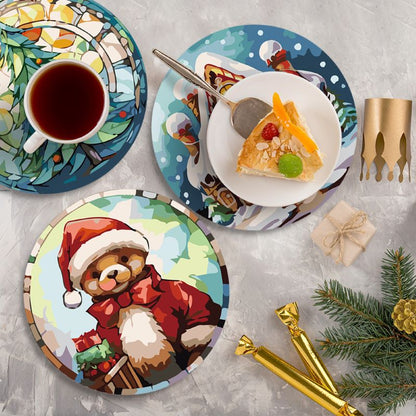 Paint by Numbers - Christmas Placemats | 6 Pieces