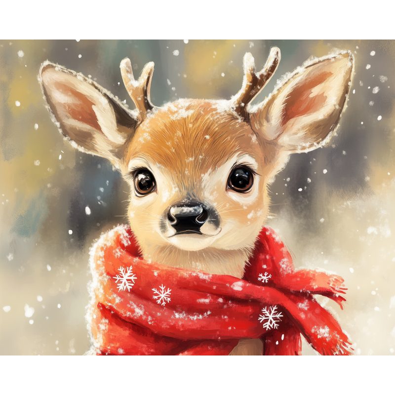 Cute baby deer | Paint by Numbers