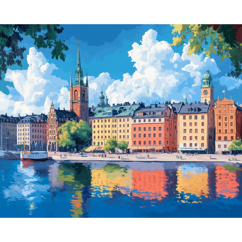 Gamla Stan i Stockholm | Mal etter tall