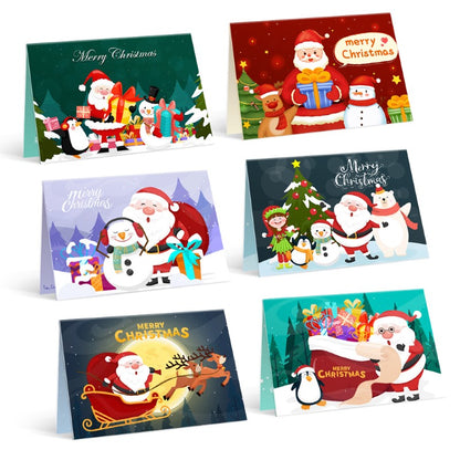 Paint by Number Christmas Cards | 6 Pieces