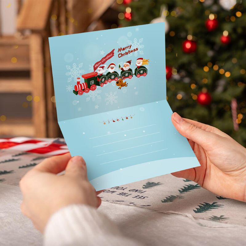 Paint by Number Christmas Cards | 6 Pieces