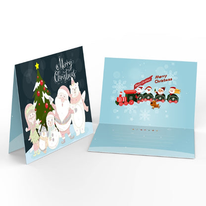 Paint by Number Christmas Cards | 6 Pieces