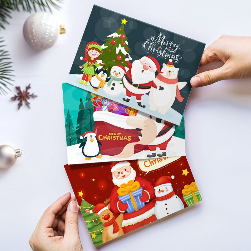 Paint by Number Christmas Cards | 6 Pieces