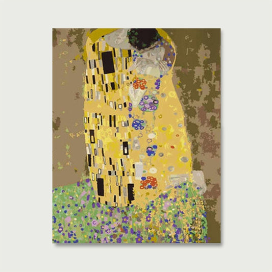 Klimt: Suudelma | Maalaa Numeroilla