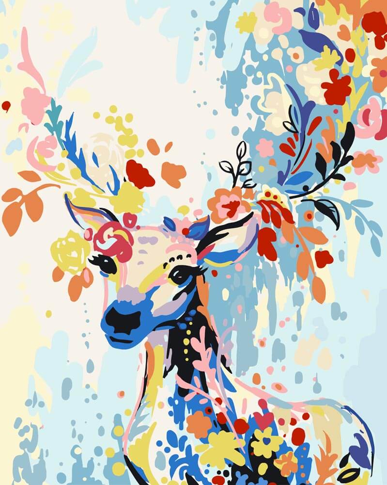 Spring Deer | Paint by Numbers
