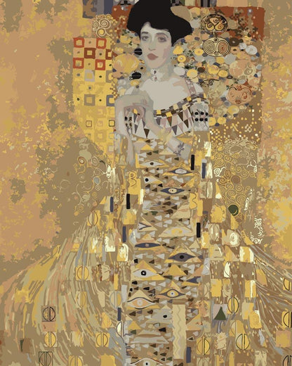 Porträtt av Adele Bloch-Bauer I - Gustav Klimt | Måla efter Nummer