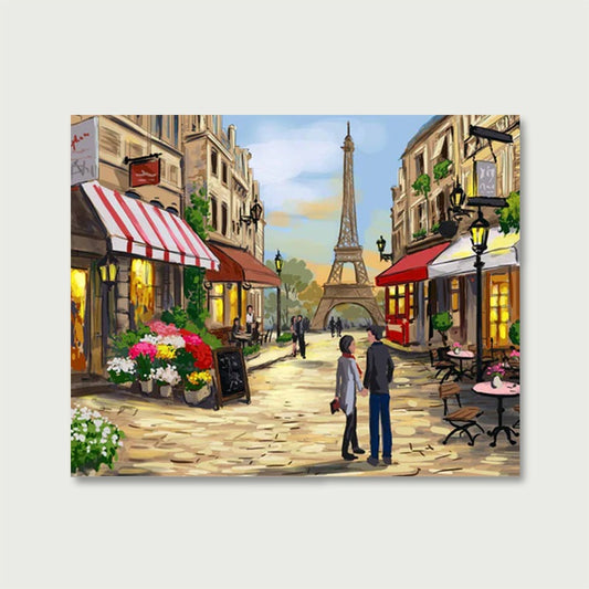 Paris Street | Paint by Numbers