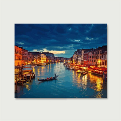 Venice by Night | Paint by Numbers