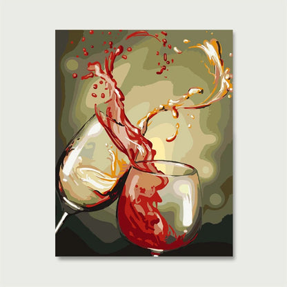 Wine Glasses | Paint by Numbers