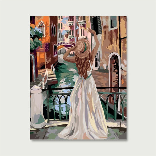 Woman in Venice | Paint by Numbers